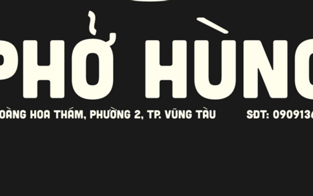 Phở - Hùng - 24 Hoàng Hoa Thám
