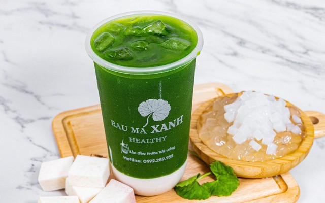 Rau Má Xanh Healthy - Rau Má Mix, Nước Ép Hoa Quả & Trà Mãng Cầu - Ỷ La