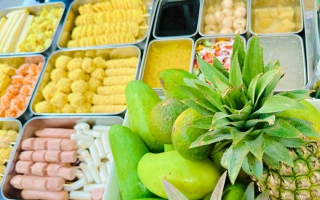 Cannie - Bắp Xào Trứng Muối, Bánh Tráng Trộn & Trà Trái Cây