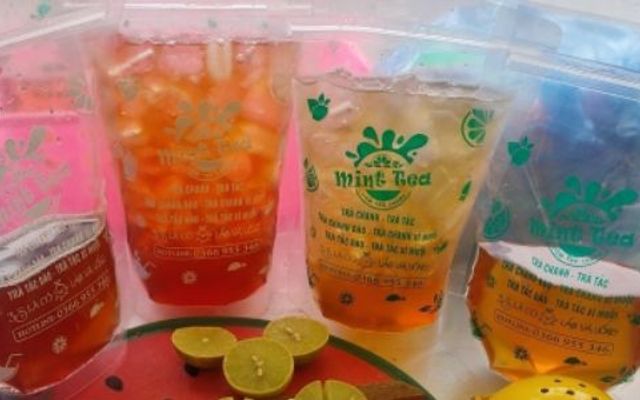 Trà Chanh Mint Tea - Trà Chanh Túi Zip & Soda