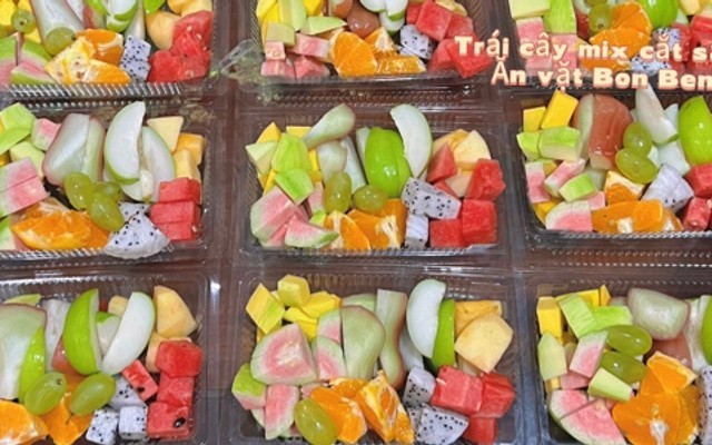 Trái Cây Mix Cắt Sẵn - Ăn Vặt Bon Ben