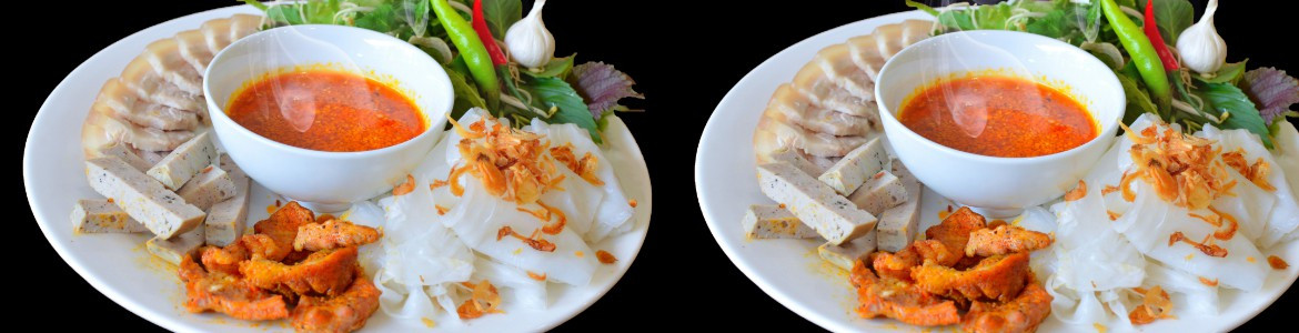 Hiếu Quảng Trị - Bánh Ướt Thịt Heo