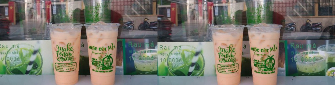 Nước Cốt Mix - Nước Mía & Rau Má Mix