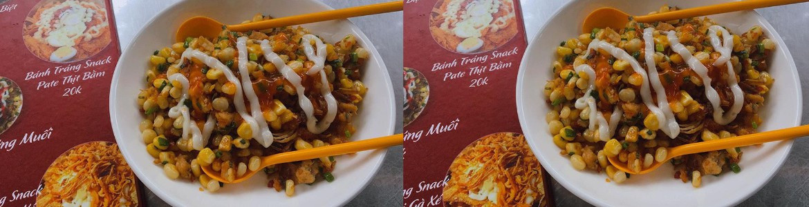 Quán Dung - Bắp Xào Trứng Muối & Bánh Tráng Cuốn Trộn