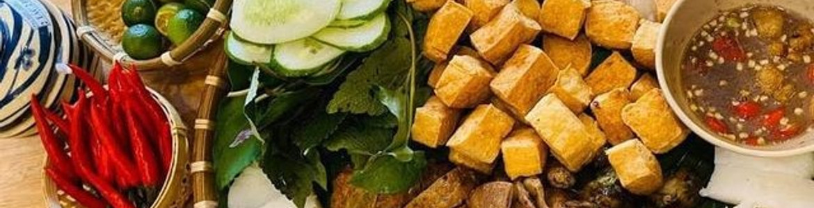 Bún Đậu Mắm Tôm Đậu Vàng