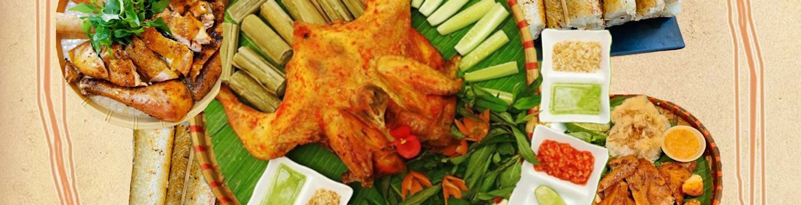 Gà Kung Fu - Gà Nướng Cơm Lam & Cá Nướng