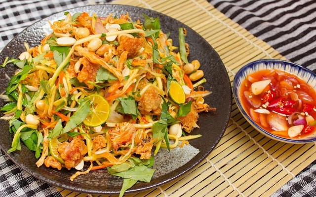 Siêu Thị Bánh Tráng Phơi Sương - Gỏi Đu Đủ Gan Rim & Gỏi Xoài