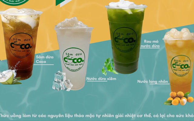 Sâm Dừa Coco - Nước Dừa Tươi & Trân Châu Dừa