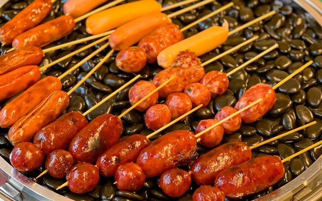 Lạp Xưởng Nướng Đá - Thiên Tâm Coffee