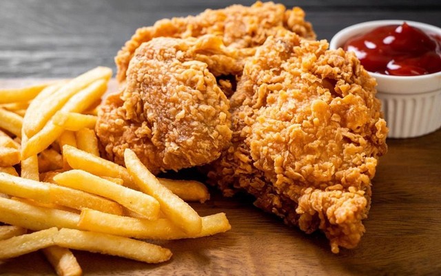 Gà Rán 5 Vị Sốt Hàn Quốc Oliu Chicken - Mì Trộn, Há Cảo, Chân Gà