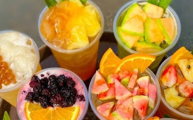 Pé Heo Cute - Bánh Tráng Trộn Mỡ Hành, Bánh Panna Cotta & Trà Trái Cây Tươi