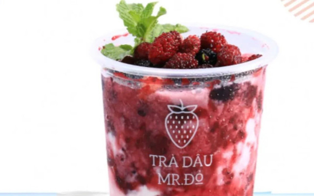 Trà Dâu Mr. Đỏ - Trà Trái Cây Tươi - 222 Hoàng Diệu 2