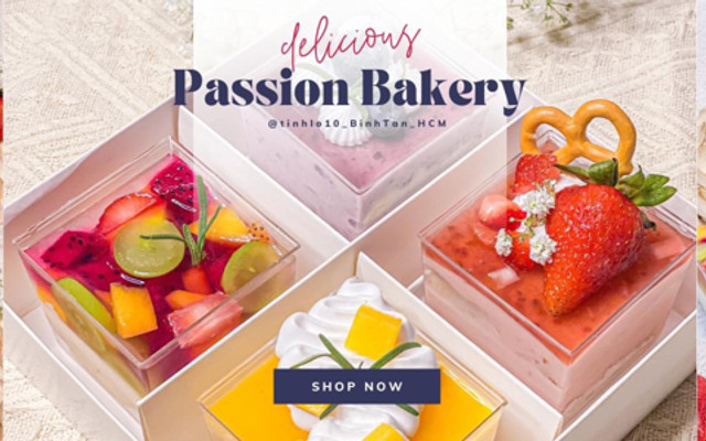Tiệm Nhà Passion - Tiramisu, Mousse Trái Cây - 212/2 Chiến Lược