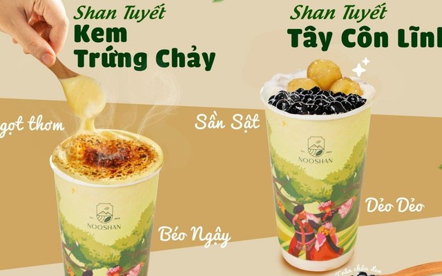 NooShan - Trà Sữa Shan Tuyết Pha Máy - 212 Lạc Trung