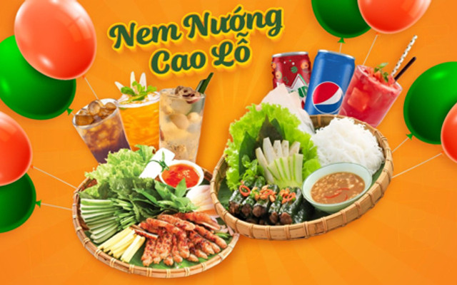 Nem Nướng Cao Lỗ - Bò Lá Lốt & Bún Thịt Nướng