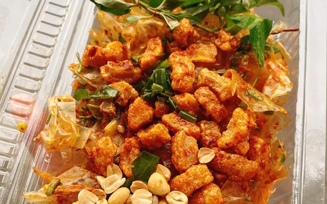 Bánh Tráng Trộn Phơi Sương, Tóp Mỡ Mắm Tỏi & Tré Trộn
