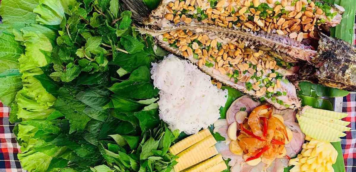 Cá Lóc Nướng Rau Rừng - An Bình