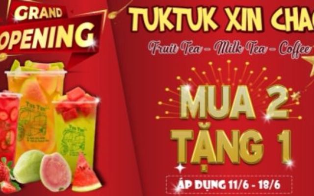 TukTuk - Trà Trái Cây - 12B Lê Thánh Tôn