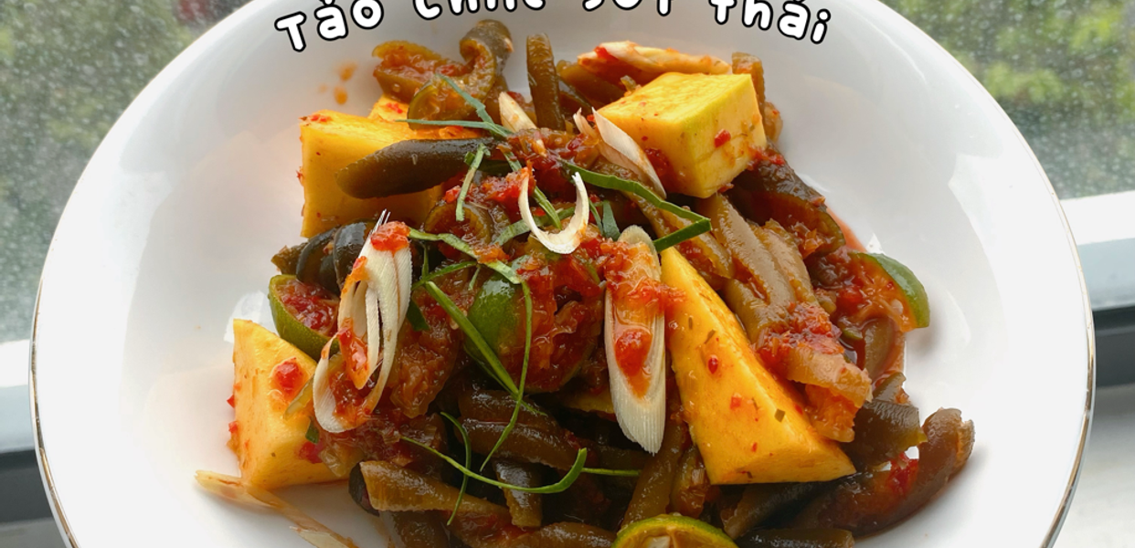 Tiệm CHAY SÁU BÉ Ăn Vặt - Tảo Chile & Nấm Sốt Thái - Phạm Thế Hiển