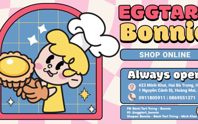Eggtart Bonnie - Bánh Tart Trứng - Bùi Thị Xuân