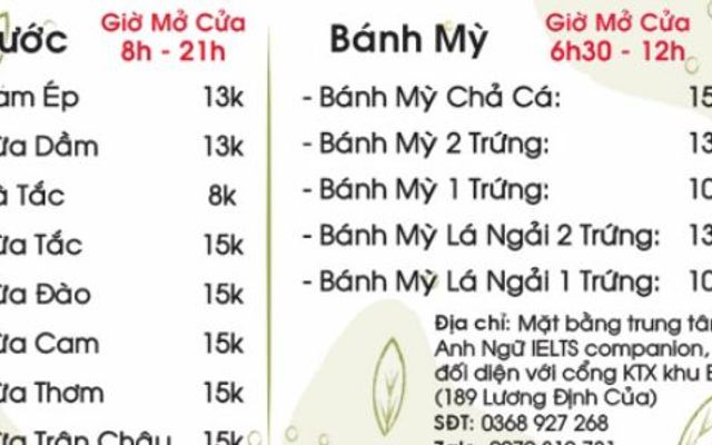 Ăn Uống 189 - Lương Định Của