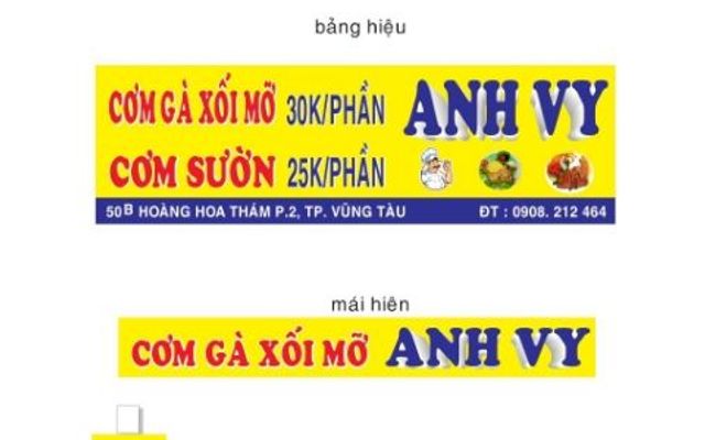 Anh Vy - Cơm Gà Xối Mỡ