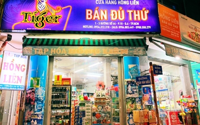 Hồng Liên Bán Đủ Thứ - Kem & Bánh Các Loại - Đường 64