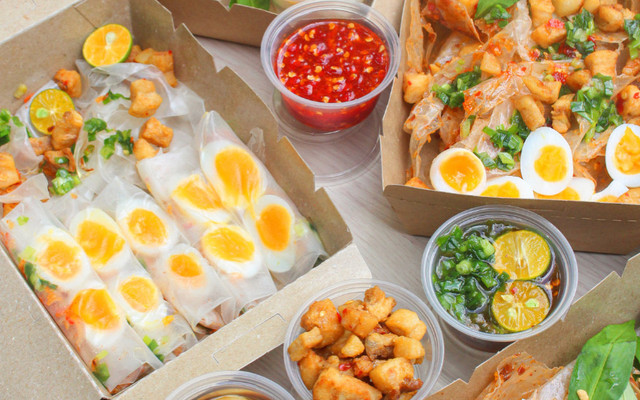 Quyên Tây Ninh - Bánh Tráng Phơi Sương Trộn Mỡ Hành Tóp Mỡ - Lê Đình Thám