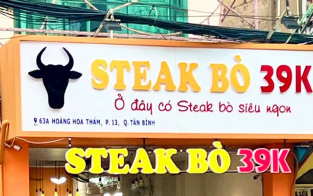 Steak Bò 39k - Hoàng Hoa Thám