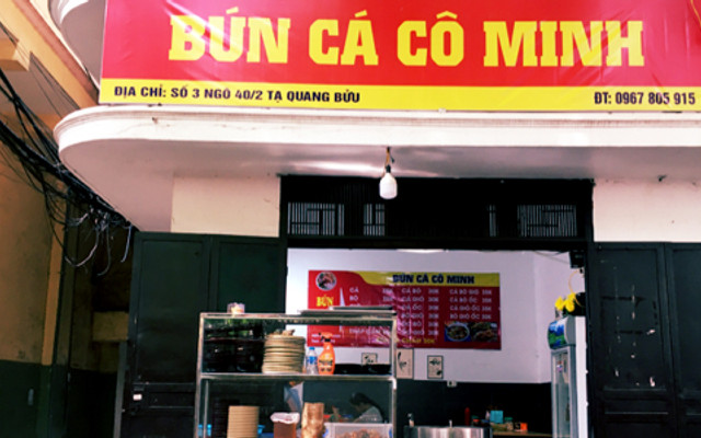 Bún Cá Cô Minh - 3 Ngõ 40/2 Tạ Quang Bửu