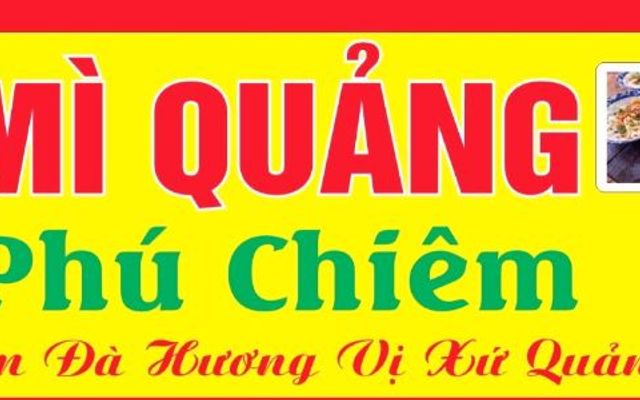 MÌ QUẢNG PHÚ CHIÊM - Quán Ăn - Đường DT747B