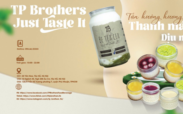 TP Brothers - Trà Hoa Quả Kem Cheese & Sữa Chua Mặt Váng Sữa Non  - 28 Yên Hoa