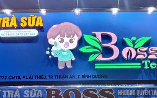 Boss Tea Lái Thiêu - Trà Sữa Full Topping - Cách Mạng Tháng 8