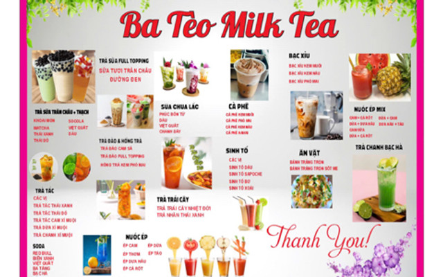 Ba Tèo Milk Tea
