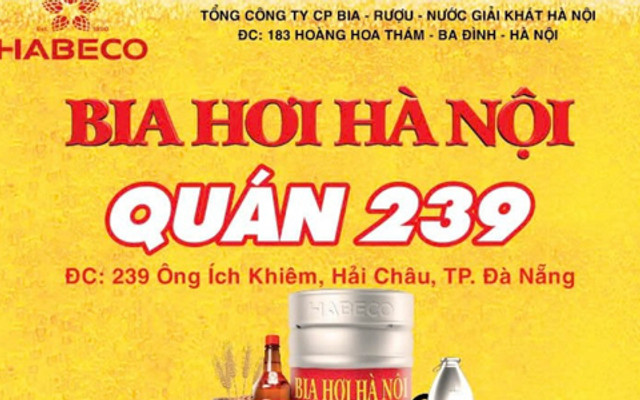 Bia 239 - Bia Hơi Hà Nội & Hải Sản Bình Dân