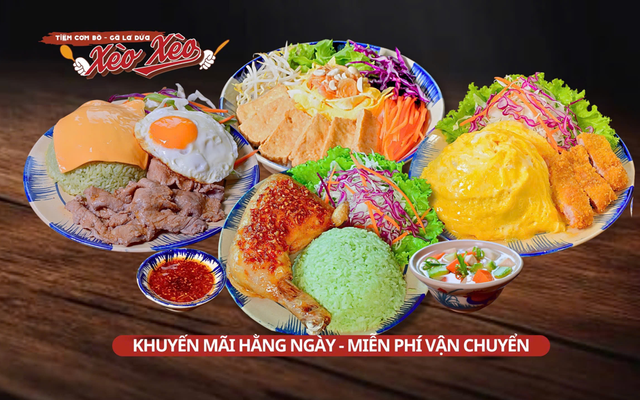 Xèo Xèo - Tiệm Cơm Bò & Gà Lá Dứa - Trần Khánh Dư