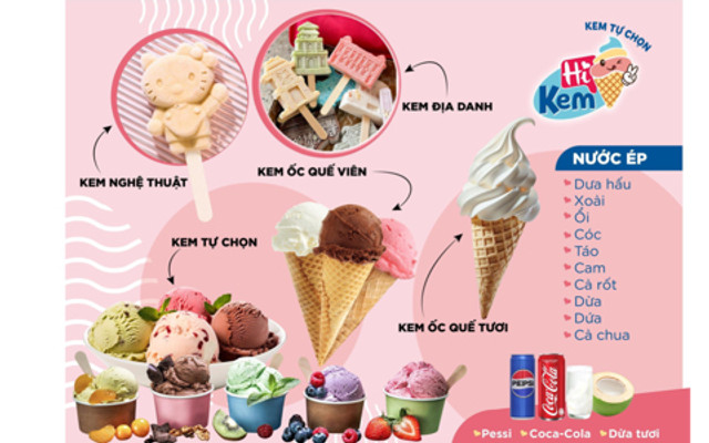 HI KEM - Kem Địa Danh, Kem Nghệ Thuật & Nước Ép