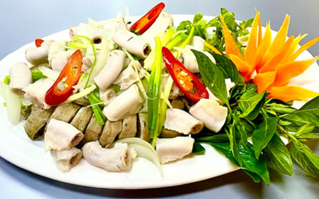 Sơn Béo Quán - Ngan Cháy Tỏi & Lòng Heo Luộc