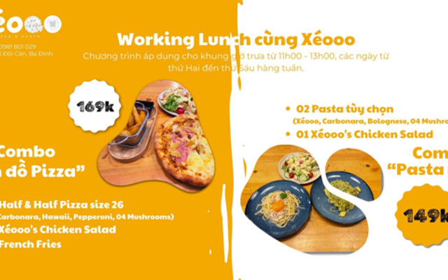 Xéooo - Pizza & Pasta - Đội Cấn