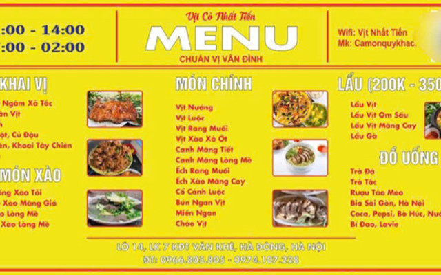 Nhất Tiến - Vịt Cỏ Vân Đình - KĐT Văn Khê