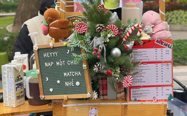 Chiếc Xe Cà Phê - Matcha Nhật & Cacao - Lạch Tray