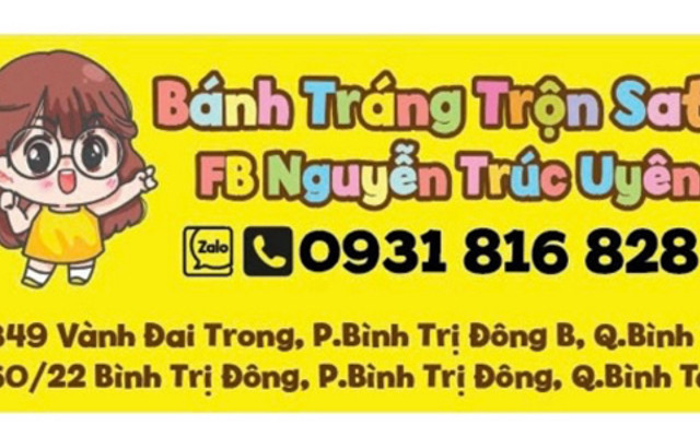 Bánh Tráng Trộn Sate - FB Nguyễn Trúc Uyên