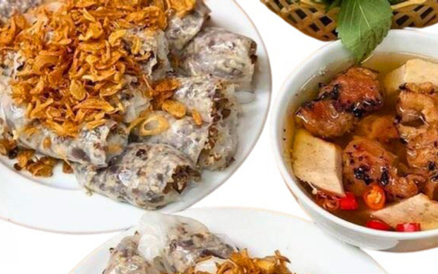 Bánh Cuốn Thịt Nướng Bé Ù
