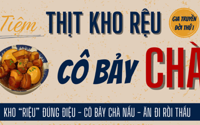 Cô Bảy Chà - Tiệm Thịt Kho Rệu Miền Tây