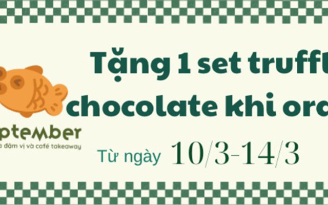 September - Tiệm Trà Đậm Vị Và Cafe Take Away