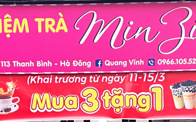 Tiệm Trà, Trà Sữa Minzi