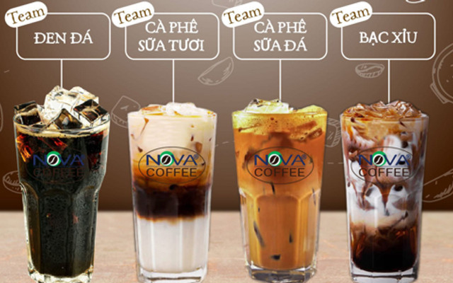 Cà Phê Muối & Trà Sen Vàng - Nova Coffee