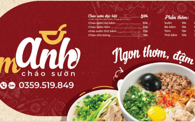 MAnh Cháo Sườn - 55 Mai Thị Hồng Hạnh