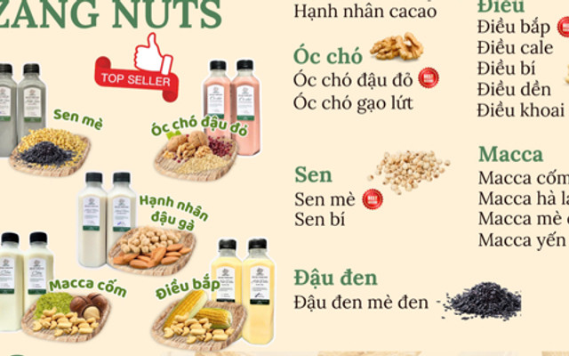 Zang Nuts Sữa Hạt Thuần Chay - KDC An Thiên Lý