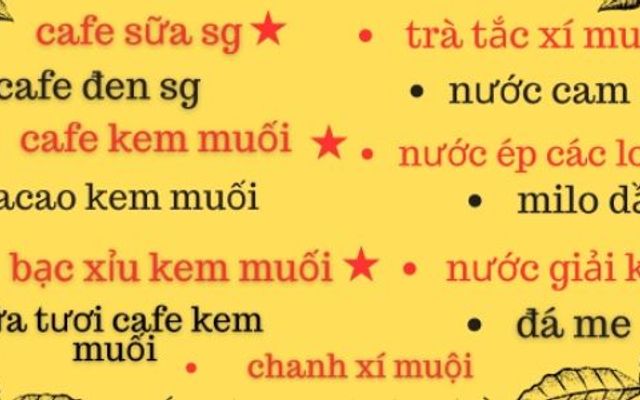 Hai Cô - CAFE MUỐI - 24 Nguyễn Thế Lộc